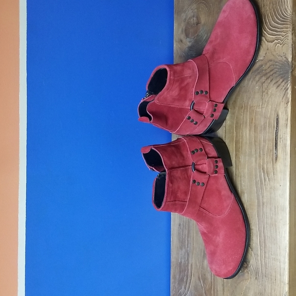 Modern Vice red leather boots - Picture 5 of 7